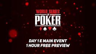 World Series of Poker 2021 | Main Event Day 1e (LIVE)