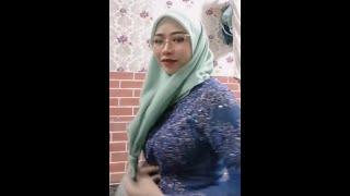 Cikya try baju kebaya live 