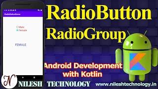 Radio Buttons & Radio Group - Android Studio with Kotlin