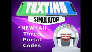 *New* Unlock All The Portals in Texting Simulator Using These Codes | Updated | Roblox