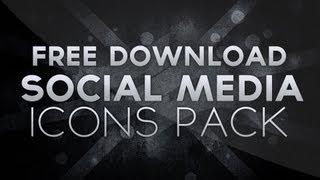 Free Social Media Icons Pack Download! PSD File | By Dope Designs