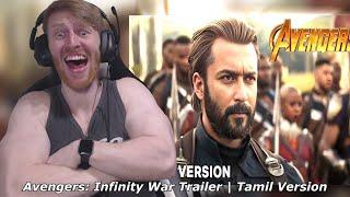 Avengers: Infinity War Trailer | Tamil Version • Reaction By Foreigner