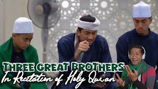 BROTHERS WHO MELODY RECITE THE QURAN, AHMAD ABRAR AND ASYRAF BIN UST AZRA'I | VIDEO REACTION