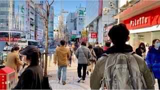 【4K】Tokyo Walk - Shinjuku on a Sunny day (Feb.2021)