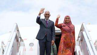 President and First Lady depart on State Visit to India