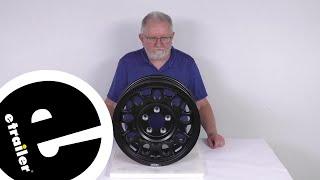 etrailer | Review of the Aluminum Sendel Series T17 Matte Black Mesh Trailer Wheel