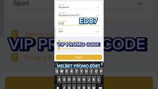 #melbetpromo Code |how to account create on Melbet registration guide |fast deposit bonus120% #short