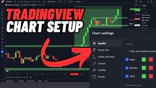 How to Setup your TradingView Chart Settings/Colors to look BETTER!