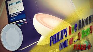 Philips Hue Bloom table lamp. What a SEVEN-COLORED LIGHT!)