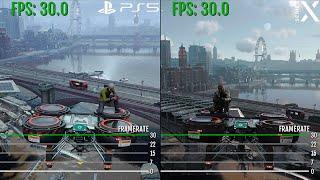 Watch Dogs Legion PlayStation 5 vs. Xbox Series X - Performance, FPS, Graphics Comparison