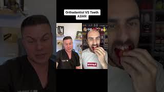 Orthodontist Reacts! ASMR Foods VS Teeth! #shorts