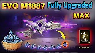 Free Fire || Evo M1887 Gun MAX Upgraded || 