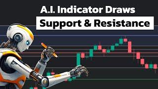 This NEW TradingView Indicator Draws Support & Resistance Based on A.I.