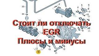 Стоит ли отключать систему EGR AUDI VW. Мнение