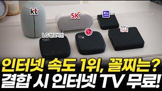 업체에선 안알려주는 인터넷가입 통신사 비교(속도, tv요금제, 결합할인, 설치현금 KT SK LG 스카이라이프 헬로비전 저렴한 알뜰인터넷)