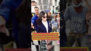 No wonder Jenna Ortega's bodyguards always stare at everyone with fierce eyes#usa #foryou