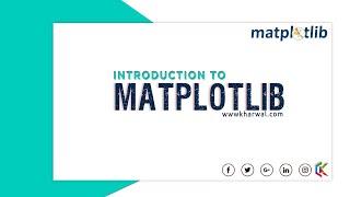 Introduction To Matplotlib | Part 01