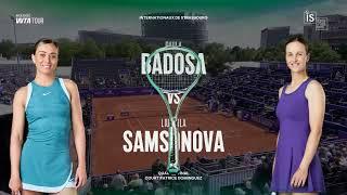 Paula Badosa Vs. Liudmila Samsonnova  WTA Strasbourg 2025  WTA  Highlights WTA Tour Quaterfinal