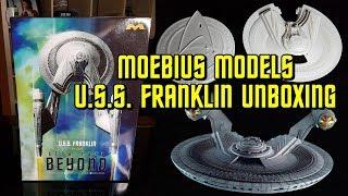 Unboxing the U.S.S. Franklin Model Kit from Star Trek Beyond by Moebius Models