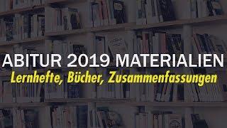 DAS BRAUCHST DU FÜRS ABI 2019 - Lernhilfen, Bücher, Materialien | studyrunner