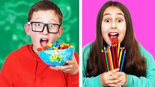 Funny Ways To Bring Sweets Into Class || Funny situations with friends