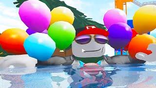 Аквапарк в Роблоксе! Вовчик играет в Roblox: Waterpark!