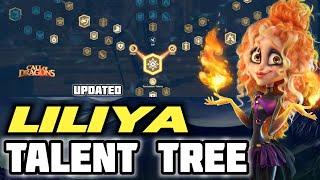 call of dragons - updated Liliya talent tree guide | Warpets Artifacts & Pairings