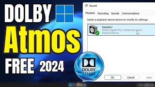 Make your PC/Laptop SOUND Like a Movie Theater with Dolby ATMOS for FREE