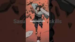 sasuke sword skills #short#sasuke#naruto