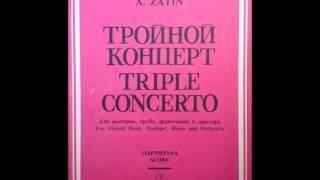 Anatoly Zatin: Triple Concerto for French Horn, Trumpet, Piano and Orchestra