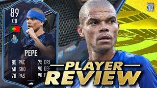 89 FUT CAPTAIN PEPE PLAYER REVIEW! SBC PLAYER FUT CAPTAINS FIFA 22 ULTIMATE TEAM