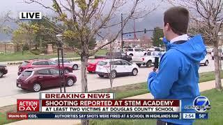 Medical helicopter arrives on scene of STEM School Highlands Ranch School