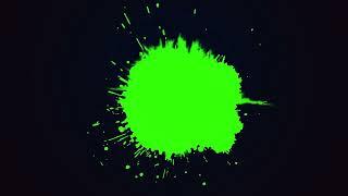 INK SPLATTER | Ink drop Effect in Photos | Green Screen | HD