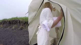 AMAZING Pacific Ocean REALLY Hot Shower GlampStory