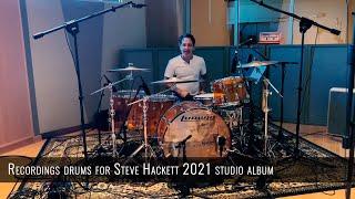 Nick D'Virgilio - Recordings drums for Steve Hackett 2021 studio album