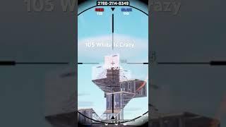 105 White Is Crazy #fortnite #shorts #snipe #minaashido