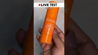 Live Testing @FoxtaleSkin Vitamin C serum | Foxtale Vitamin C serum review | Apple Test | Betadine