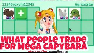 What People Trade For Mega Capybara In Roblox Adopt Me Trading