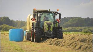 Rundballen pressen // CLAAS-KRONE