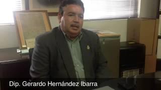 Entrevista al diputado Gerardo Hernández Ibarra