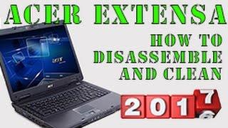 Acer Extensa 5635ZG / 5235 разборка и замена клавиатуры. (disassemble acer)