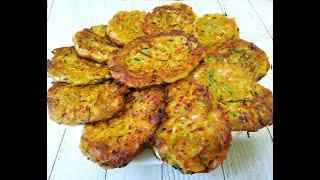 НЕЖНЫЕ ОВОЩНЫЕ ОЛАДЬИ с кабачками и капустой/Vegetable pancakes/Legomaj krespoj/Gemüsepfannkuchen