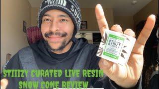 STIIIZY SNOW CONE CURATED LIVE RESIN SATIVA HYBRID REVIEW