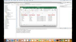 Read an Excel XLSX file in Java with Eclipse