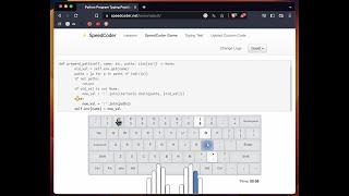 Python SpeedCoder：Typing Practice for Programming｜Python