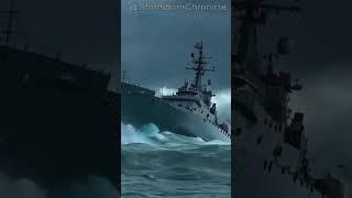 From Calm to Chaos: Witness the Power of the Ocean's Stormy Waves!  #scaryocean #ocean #roughseas