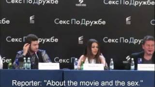 Justin Timberlake & Mila Kunis in Moscow w/subtitles HD