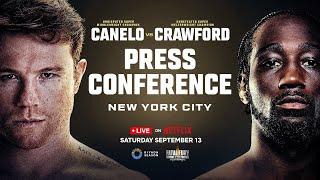 Canelo vs. Crawford: New York Press Conference | LIVE on Netflix September 13