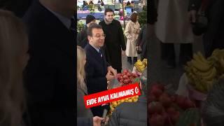 Ekrem İmamoğlu, Eşi Dilek İmamoğlu Üsküdar semt pazarında alışveriş yaptı #shorts