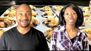 Tasty Blueberry Muffins Cooking With Jay And Licia